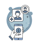 V24U mobile app interface