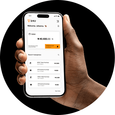V24U mobile app interface